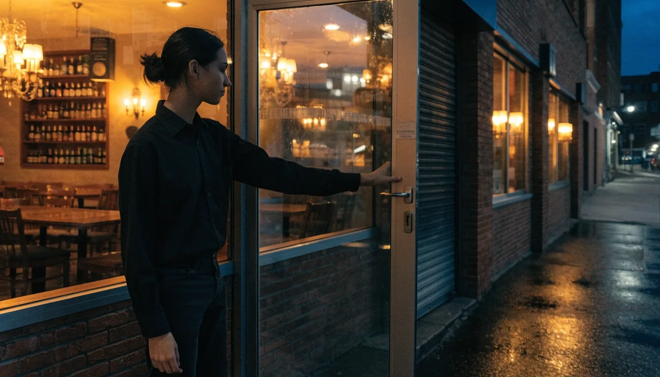 Costa Vida Provo restaurant storefront glowing at night